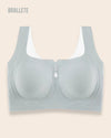 Brasier Sin Costuras Sin Varillas Con Relleno - Brallete Gris Brasier Sin Costuras