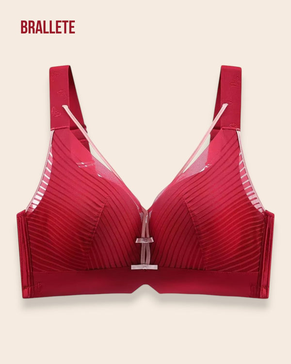 Brasier Push-Up Con Relleno Hortensia - Brallete vino Brasier Push-Up