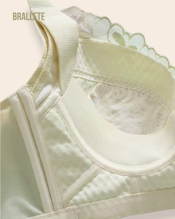 Brasier Longline de Encaje con Relleno Fino y Alto Soporte – Brallete Brasier Longline
