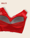 Brasier Longline Plus Size con Encaje - Brallete Brasier Longline