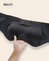 Brasier Con Tirantes Removibles Modelado y Doble Cierre - Brallete Negro Brasier Sin Tirantes