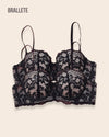 Brasier Balconette Con Relleno y Varillas Adelfa - Compra 1 y Lleva 2 2X Negro Brasier Balconette