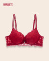 Brasier Push-Up Con Relleno Anémona - Brallete Rojo Brasier Push-Up