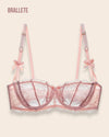 Brasier Balconette Sin Relleno Lilavanda - Brallete Rosa Brasier Balconette