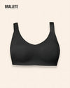 Brasier Bralette Sin Costura Sin Varillas Edelweiss - Brallete Negro Brasier Bralette