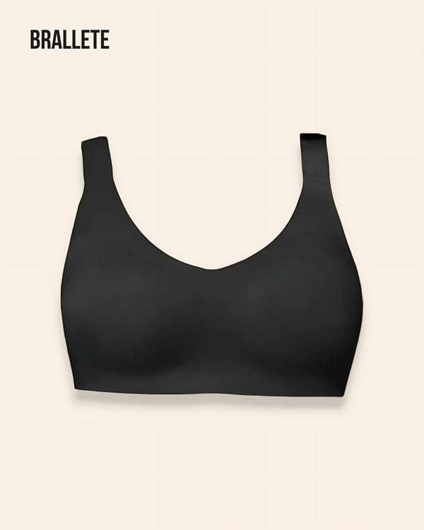 Brasier Bralette Sin Costura Sin Varillas Edelweiss - Brallete Negro Brasier Bralette