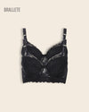 Brasier Plus-Size Push-Up con Relleno y Tirantes Ajustables - Compra 1 y Llévate 2 2x Negro Brasier Plus-Size