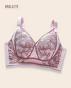 Brasier Longline Con Encaje Sin Varillas Azalea - Brallete Rosa Brasier Longline