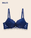 Brasier Push-Up Con Relleno Anémona - Brallete Azul Brasier Push-Up