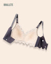 Brasier Bralette de Encaje y Tirantes Ajustables - Brallete Brasier Bralette