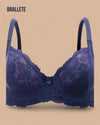 Brasier Bralette Push-Up Sin Relleno Tamarinda - Brallete Azul D Brasier Push-Up