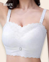 Brasier Longline Modelador Con Tirantes Removibles Zinnia - Brallete Blanco Brasier Longline Modelador