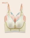 Brasier Longline Con Encaje y Soporte Alto Florina - Kit 2 Piezas Rosa + Nude Brasier Longline