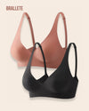 Brasier Sin Costuras Con Relleno Cianita - Compra 1 y Lleva 2 Negro + Rosa Brasier Sin Costuras