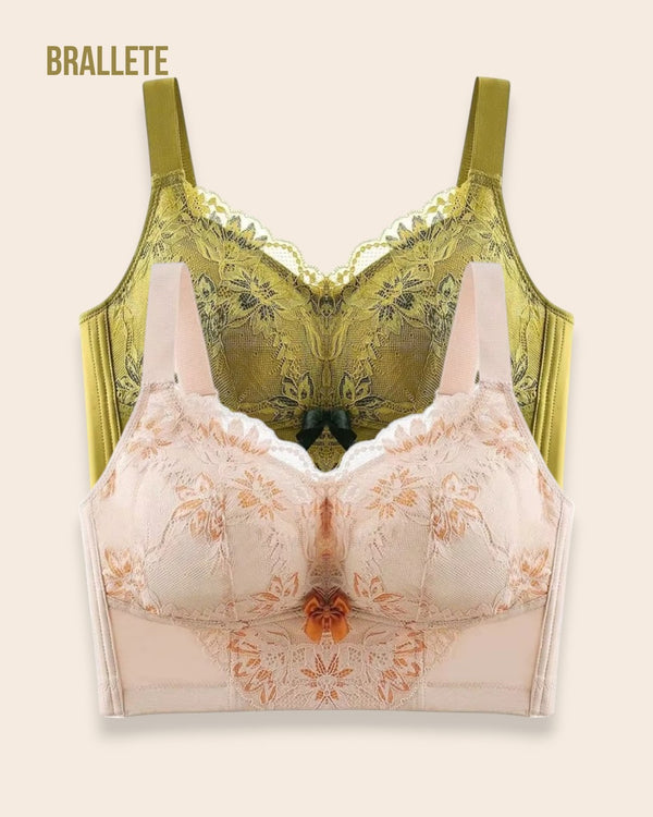 Brasier Longline Con Encaje Fresia – Compre 1 y Lleva 2 Brasier Longline