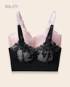 Brasier Longline Sin Varillas Buganvilla - Compra 1 y Lleva 2 Rosa + Negro Brasier Longline
