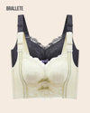 Brasier Longline Sin Varillas Tulipán - Brallete Negro + Verde Brasier Longline