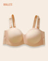 Brasier Sin Costuras Con Varillas y Tirantes Removibles - Brallete Nude Brasier Sin Costuras