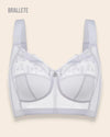Brasier Longline Modelador Sin Relleno y Tirantes Convertibles - Brallete Gris Brasier Longline Modelador