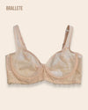 Brasier Bralette Transparente Sin Relleno Viburno - Brallete Caqui Brasier Bralette