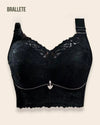 Brasier Longline Modelador Sin Varillas Campánula - Brallete Negro Brasier Longline Modelador