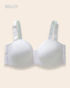 Brasier Sin Costuras Con Varillas y Tirantes Removibles - Brallete Blanco Brasier Sin Costuras