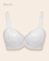 Brasier Bralette Transparente Sin Relleno Viburno - Brallete Blanco Brasier Bralette
