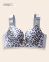 Brasier Bralette Plus-Size Con Relleno Macio - Brallete Gris Brasier Plus-Size