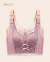 Brasier Longline Sin Varillas Tulipán - Brallete Nude + Rosa Brasier Longline