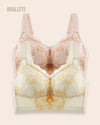 Brasier Longline Con Encaje Fresia – Compre 1 y Lleva 2 Nude + Amarillo Brasier Longline