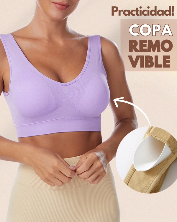 Brasier Top con Copa Removible Mariva - Kit de 6 Piezas Brasier Top