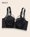 Brasier Longline Modelador Sin Varillas Camelia – Brallete Negro Brasier Longline Modelador