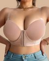 Brasier Balconette Push-Up Cierre Frontal Narcelina - Brallete Brasier Balconette