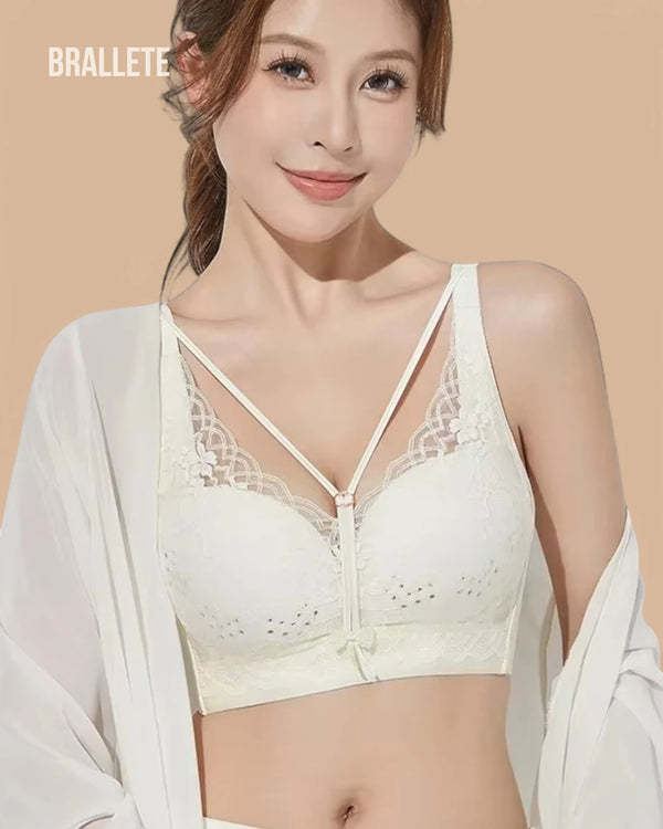 Brasier Longline de Encaje con Relleno Fino Lirio – ¡Compra 1 y Llévate 2! Brasier Longline