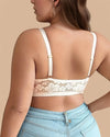 Brasier Bralette Push-Up Encaje y Cierre Lateral Melisa - Brallete Brasier Bralette