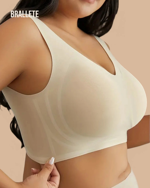 Brasier Bralette Sin Varillas Sin Costuras Flor de Nube - Brallete Brasier Bralette