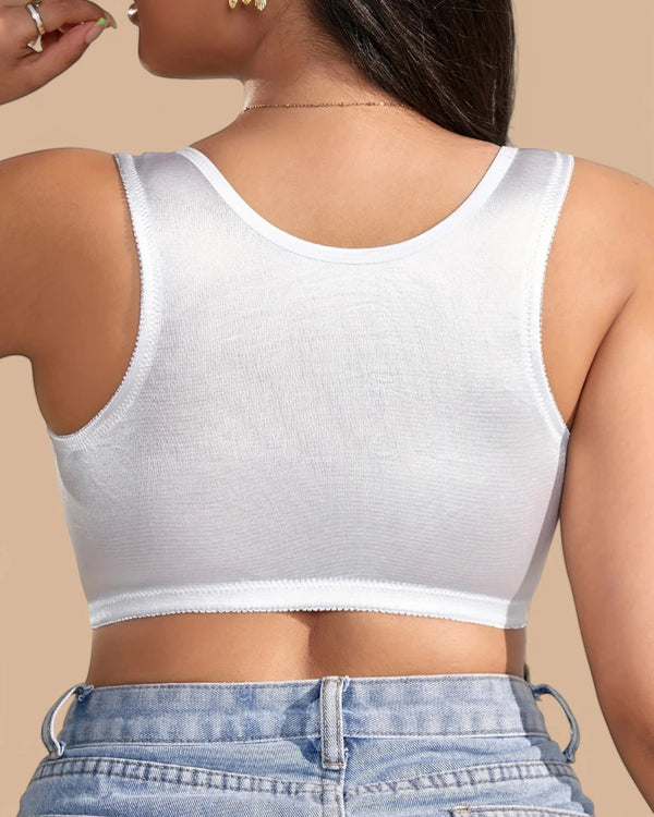 Brasier Bralette Sin Varillas Con Cierre Frontal Floranza - Brallete Brasier Bralette