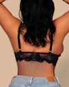 Brasier Bralette Push-Up De Encaje Coriopsis - Brallete Brasier Push-Up