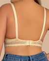 Brasier Bralette de Encaje Sin Relleno Eufrasia - Brallete Brasier Bralette