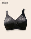 Brasier Bralette Sin Relleno Con Soporte Dalila - Brallete Negro Brasier Bralette