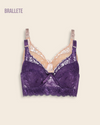 Brasier Plus-Size Push-Up con Relleno y Tirantes Ajustables - Compra 1 y Llévate 2 Nude + Morado Brasier Plus-Size