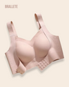 Brasier Longline Modelador Con Relleno Removible y Ajuste Dual - Brallete Rosa Brasier Longline Modelador