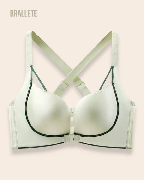 Brasier Bralette Racerback Sin Varillas Con Relleno - Brallete Verde Brasier Bralette