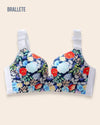 Brasier Bralette Plus-Size Con Relleno Macio - Brallete Blanco Brasier Plus-Size