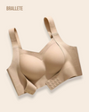 Brasier Longline Modelador Con Relleno Removible y Ajuste Dual - Brallete Nude Brasier Longline Modelador