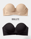Brasier con Tirantes Removibles - Compra 1 y llévate 2 Negro + Nude Brasier con Tirantes Removibles