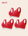 Brasier Bralette Con Varillas y Relleno – Kit 3 Piezas Brasier Bralette