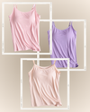 Regata con Brasier Integrado Summer Cami - Compra 1 y Llévate 3 Rosa + Lila + Beige Regata