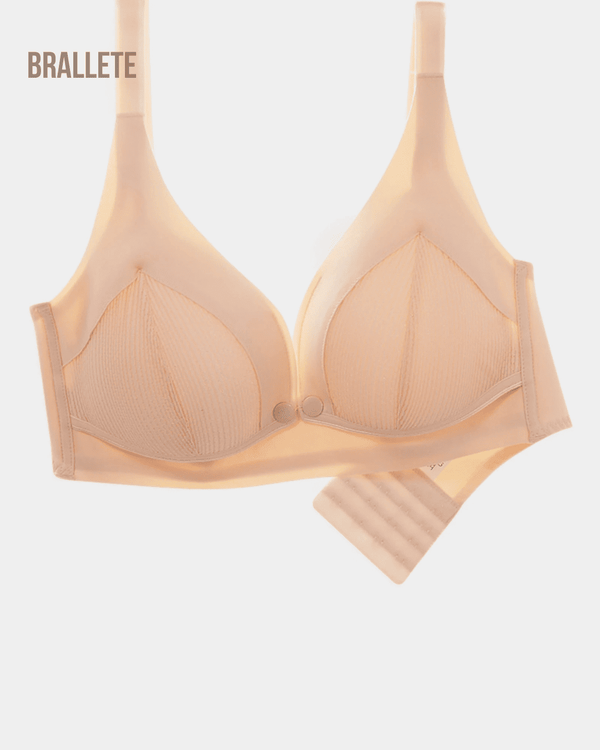 Brasier de Lactancia sin Varillas con Doble Cierre - Kit 3 Piezas Brasier de Lactancia