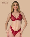 Conjunto De Lencería Sin Varillas Sin Relleno Orquídea – Compre 2 y Lleva 3 Conjunto de Lencería